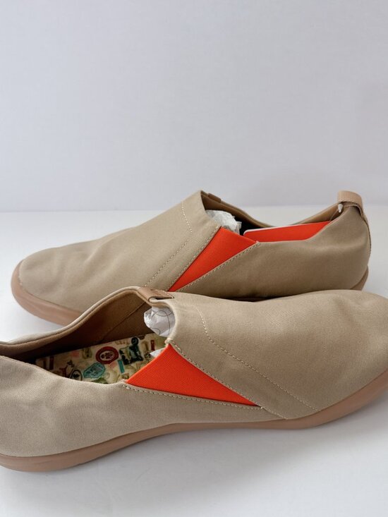Men’s Size 12.5 UIN Toledo Oxford Tan Canvas Slip-On Shoes Casual Comfort main image 7